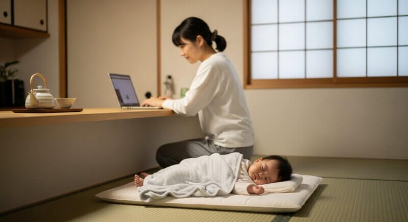 リビング学習とお昼寝スペースを両立する間取り：2歳・0歳から中学受験期まで使える多機能リビングの作り方